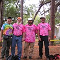 Posing with the Top Dog of the International Society of ArborCulture.<br/>Geezers In The Treezers January 2009